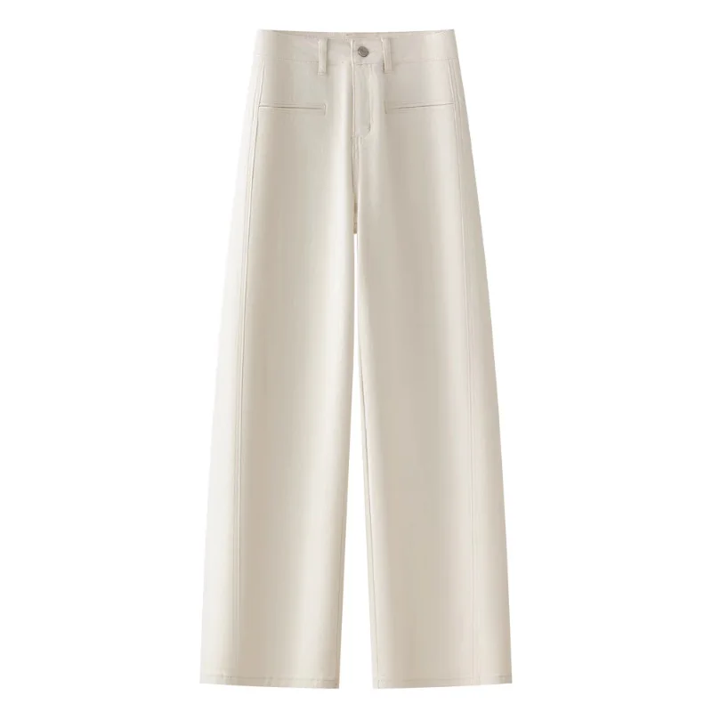 

Loose Wide-Leg Jeans for Women, Autumn Hot-Selling Versatile Slimming High-Waisted Straight Scimitar Pants