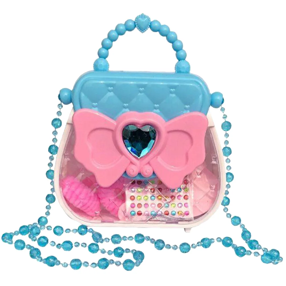 1Set Children Cosmetics Simulation Makeup Set Little Girl Pretend Play Role Playing Educational Gift Simulation Makeup Toy