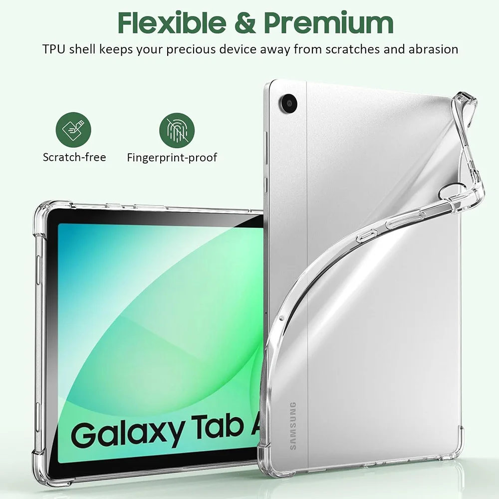 Silicone Transparent Case for Samsung Galaxy A11 8.7 inch 2025 Cases Samsung Tab A11 Plus 11