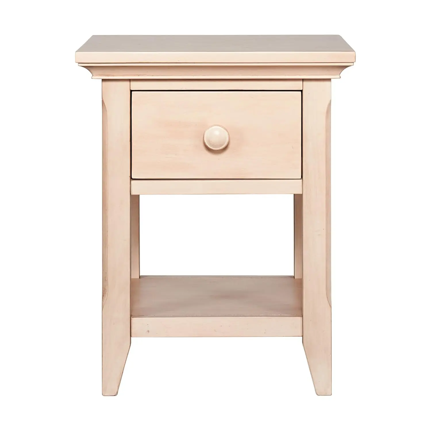 

Modern 1-Drawer Side Table with Rustic Sandstone Brown Finish, Compact Bedroom Storage Unit for Small Spaces, Stylish