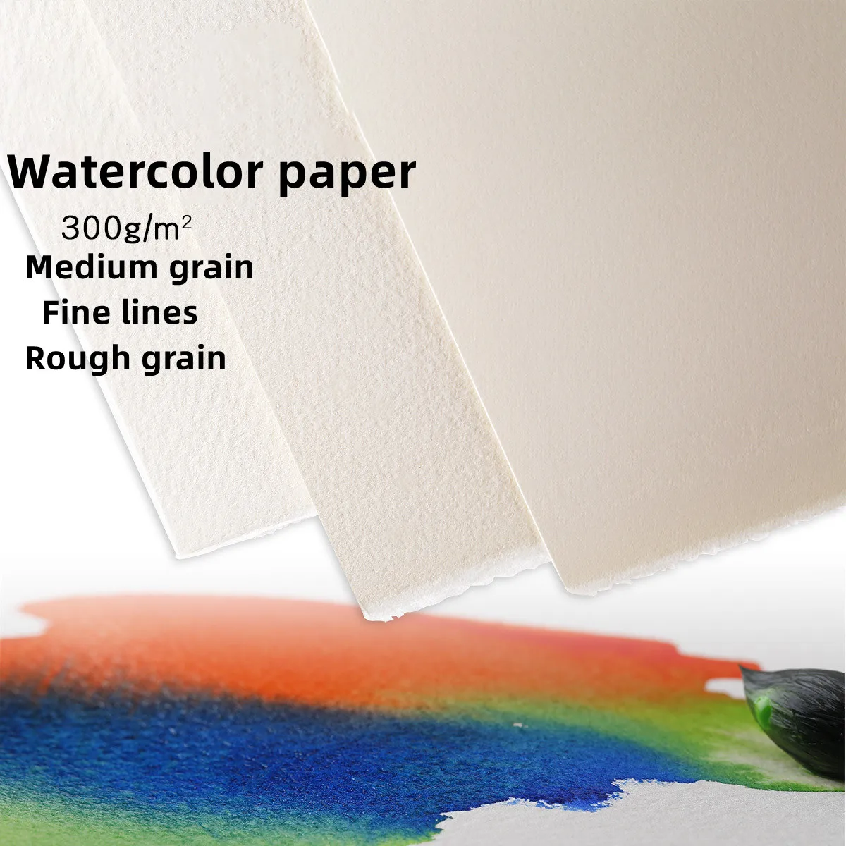 100% Cotton Watercolor Sketchbook 300g/m2 Water Color Drawing Paper Book Students draw paper Art Supplies For Artist