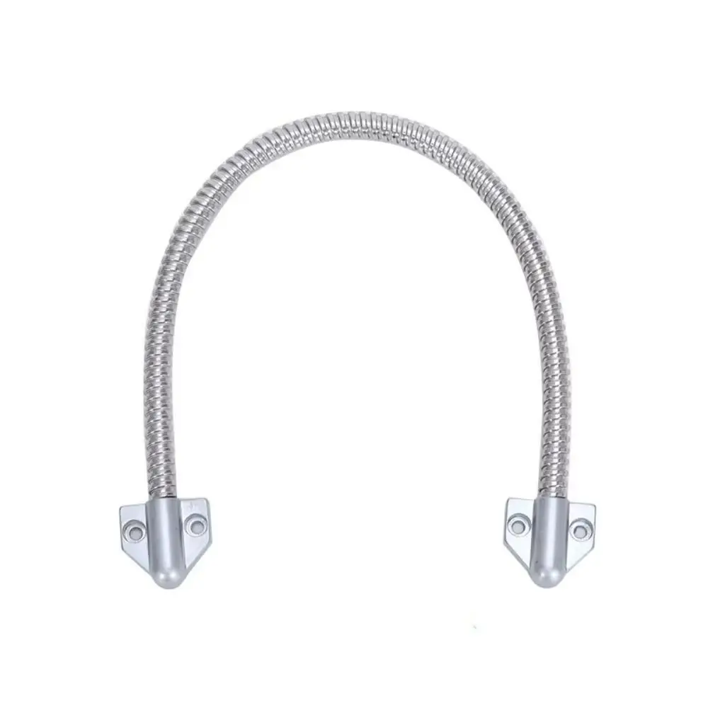 Stainless Steel Access Control Cable Metal Head Anti-pinch Door Loop Zinc Alloy Head Flexible Secure Line Defender