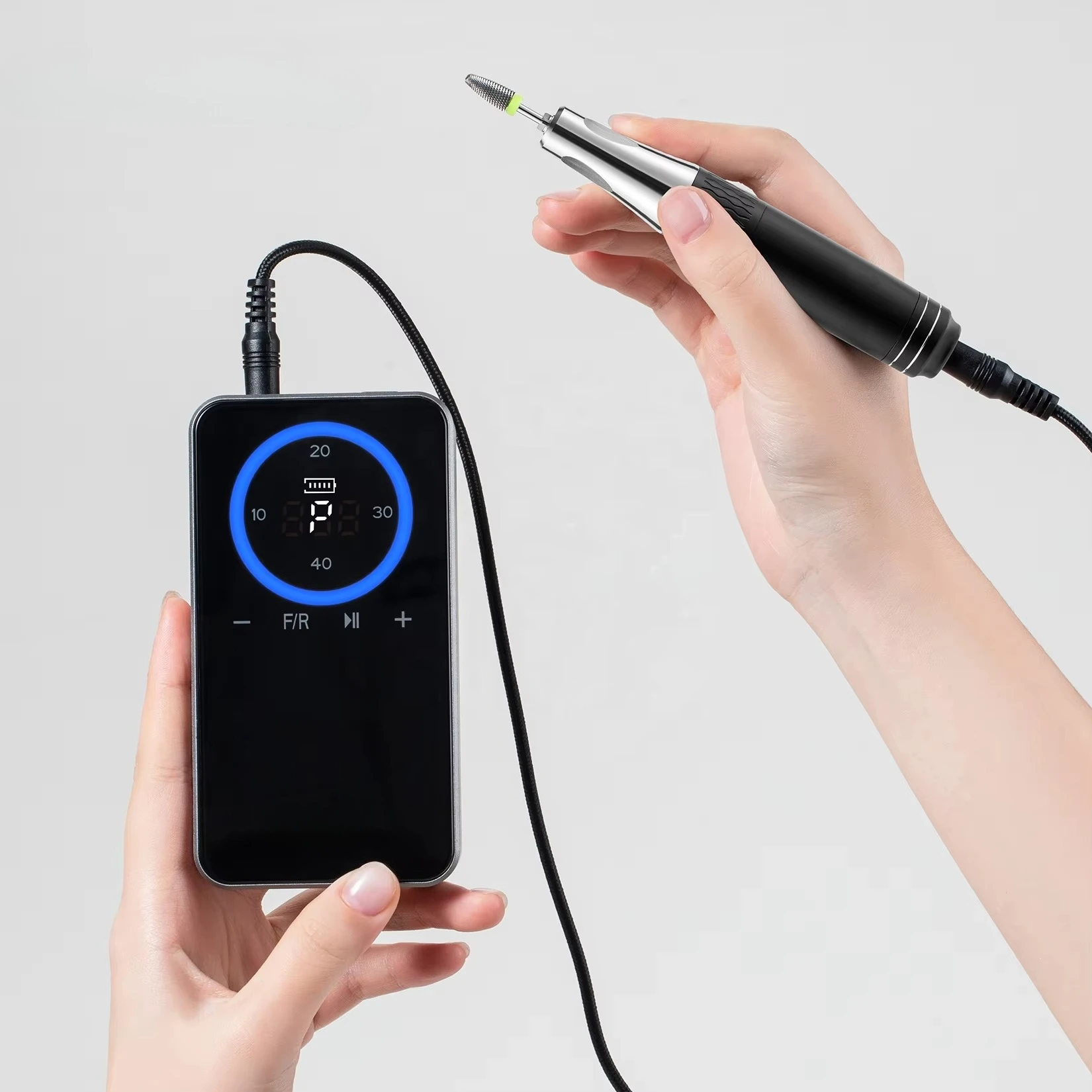 Rechargeable Mini Coreless Motor Nail Drill Portable Lightweight Professional Salon Tool