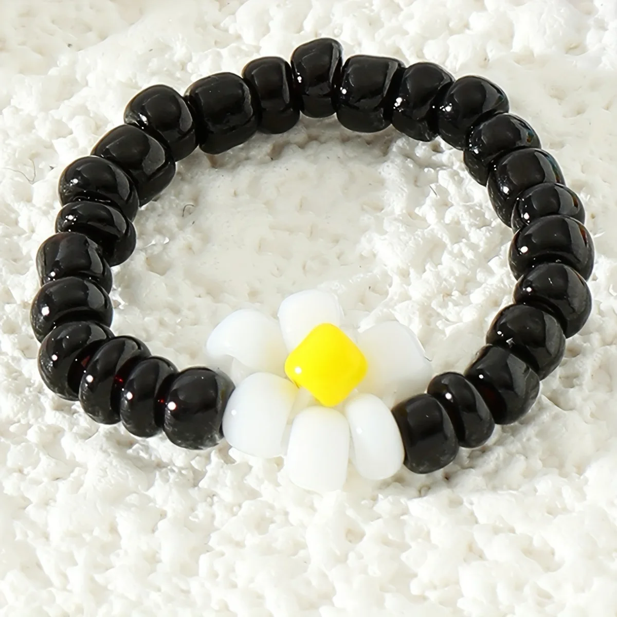 New style footwork Boho Beach Foot Ring Rainbow color Rice beads small flower foot ring set for women