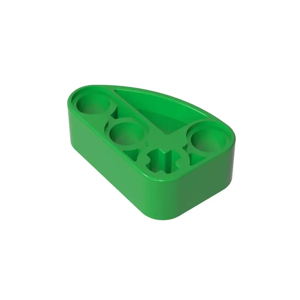 Gobricks 1 Pcs MOC Technic Beam 2 x 3 L-Shape with Quarter Ellipse Bricks Compatible With 71708 Model Building Blocks Parts Toys