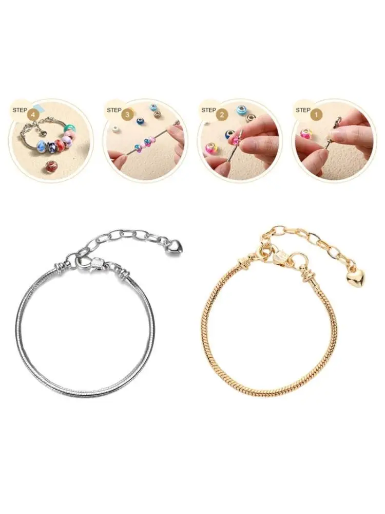 31BB Interchangeable Charm Bracelet Bases with Adjustable Extenders