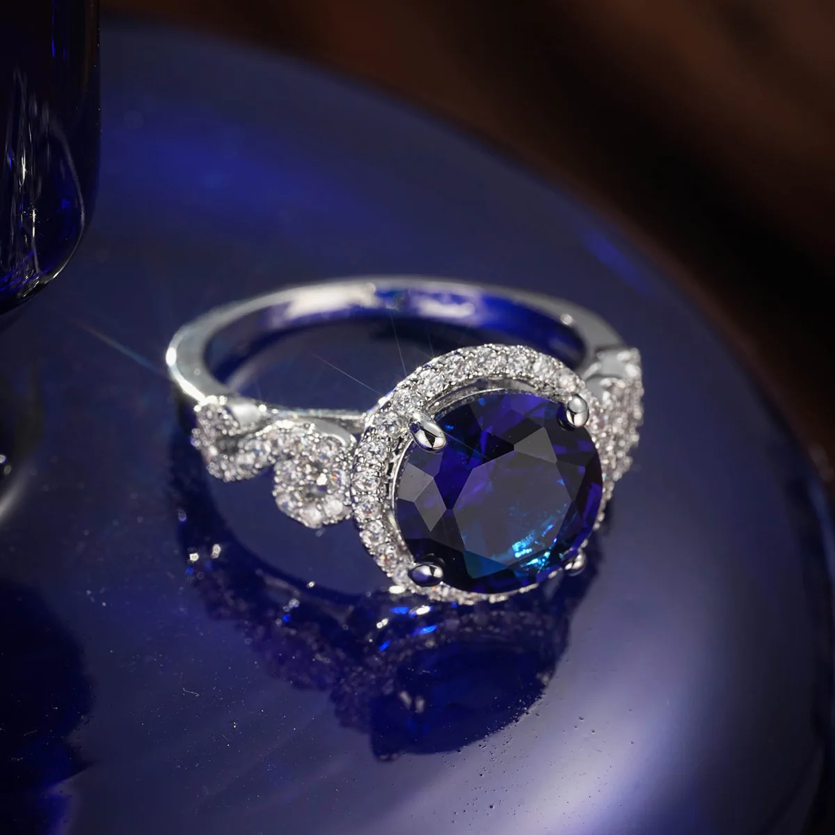 

НОВОЕ женское круглое кольцо из серебра 925 пробы, обручальные, свадебные, модные, юбилейные, роскошные, сверкающие, с цирконием, ювелирные изделия, подарок любви