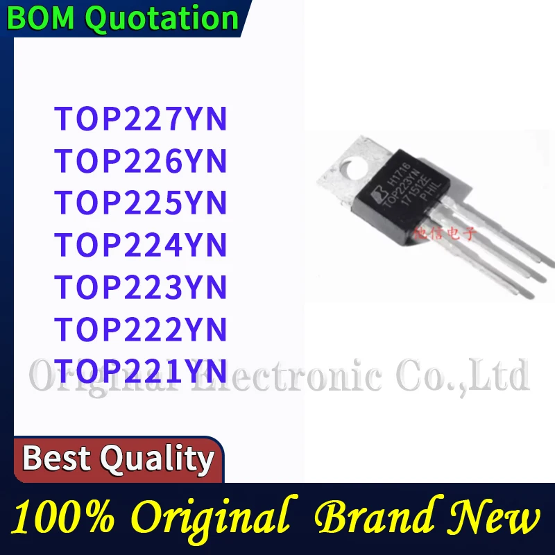 10pcs/lot TOP227YN TOP226YN TOP225YN TOP224YN TOP223YN TOP222YN TOP221YN plastic casing Original  In stock High quality