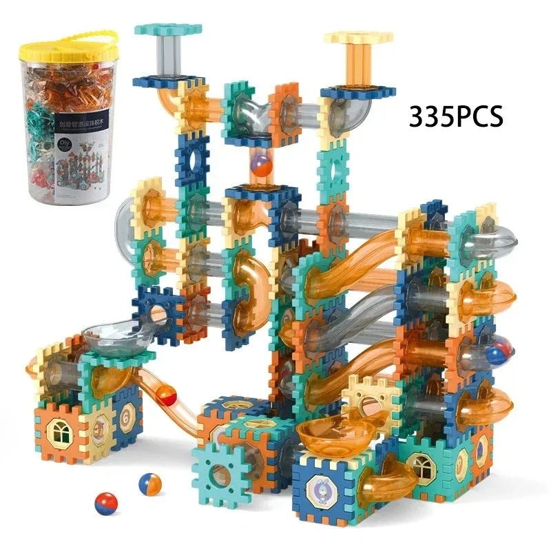 335pcs Gears Building Blocks Large Puzzle Assembly Gears Set Reusable Interlocking pinning Gears Building Educational Toys