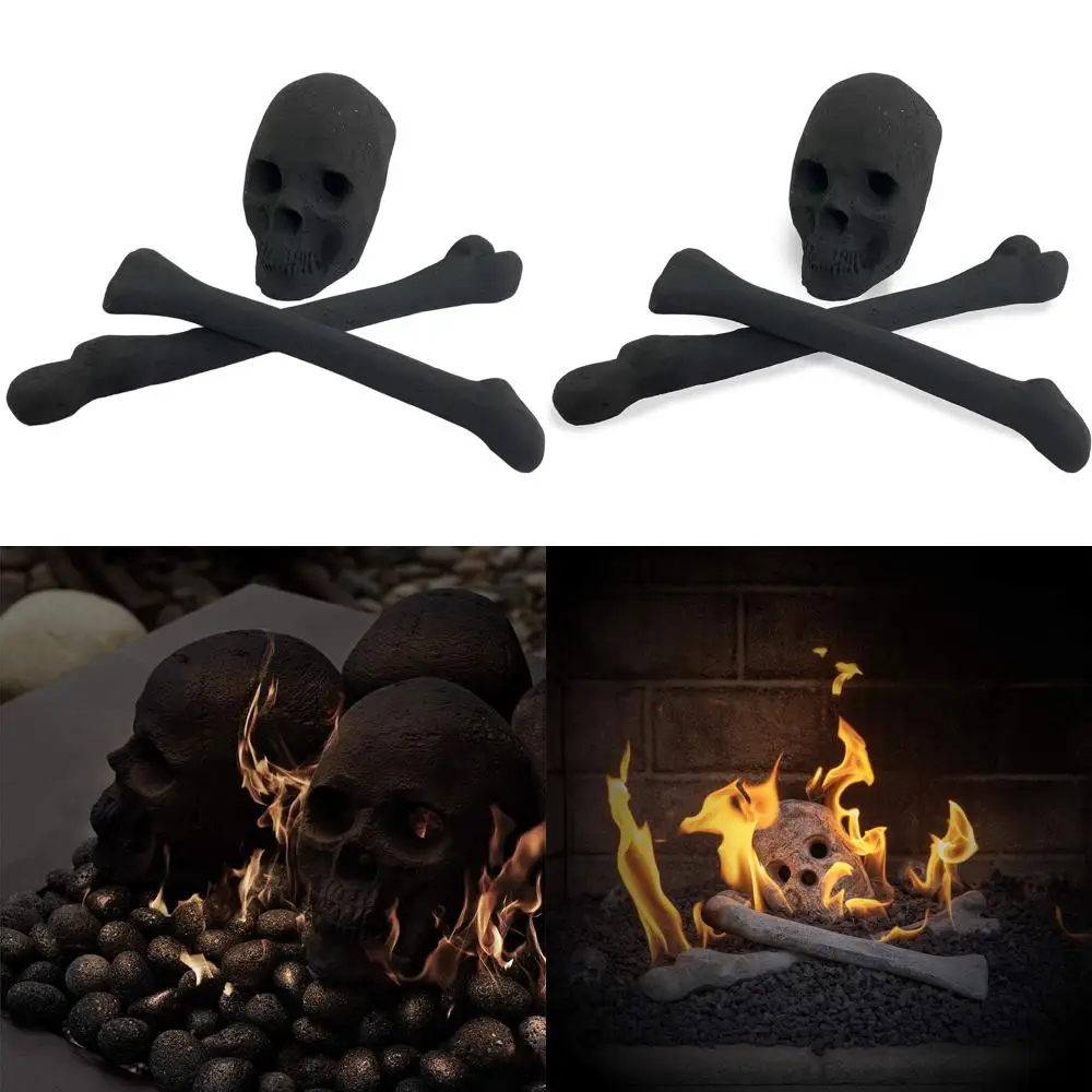 

Огнеупорный керамический набор «Череп и кости» для уличных и домашних очагов