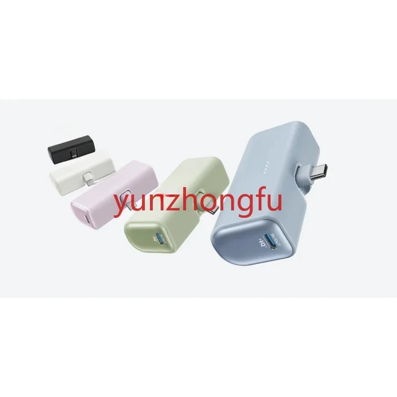 

Мини-банк питания со встроенным складным разъемом USB-C/Lightning, портативное зарядное устройство емкостью 5000 мАч, 22,5 Вт/12 Вт