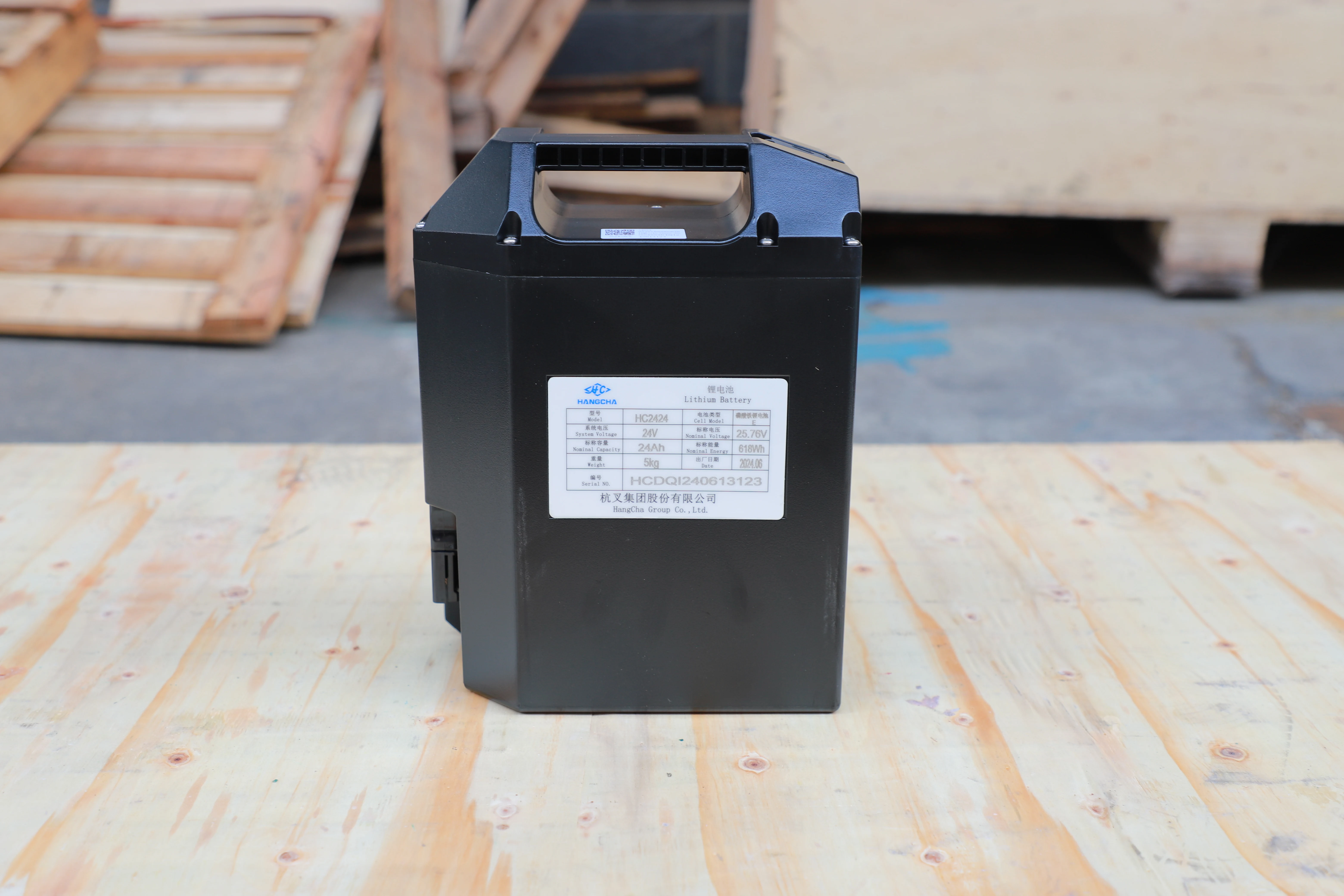 Black 25.6V 30Ah Lithium Battery for Hangcha CBD15AMJ-SI, CBD20AMA-SI Pallet Truck  Li-ion Battery