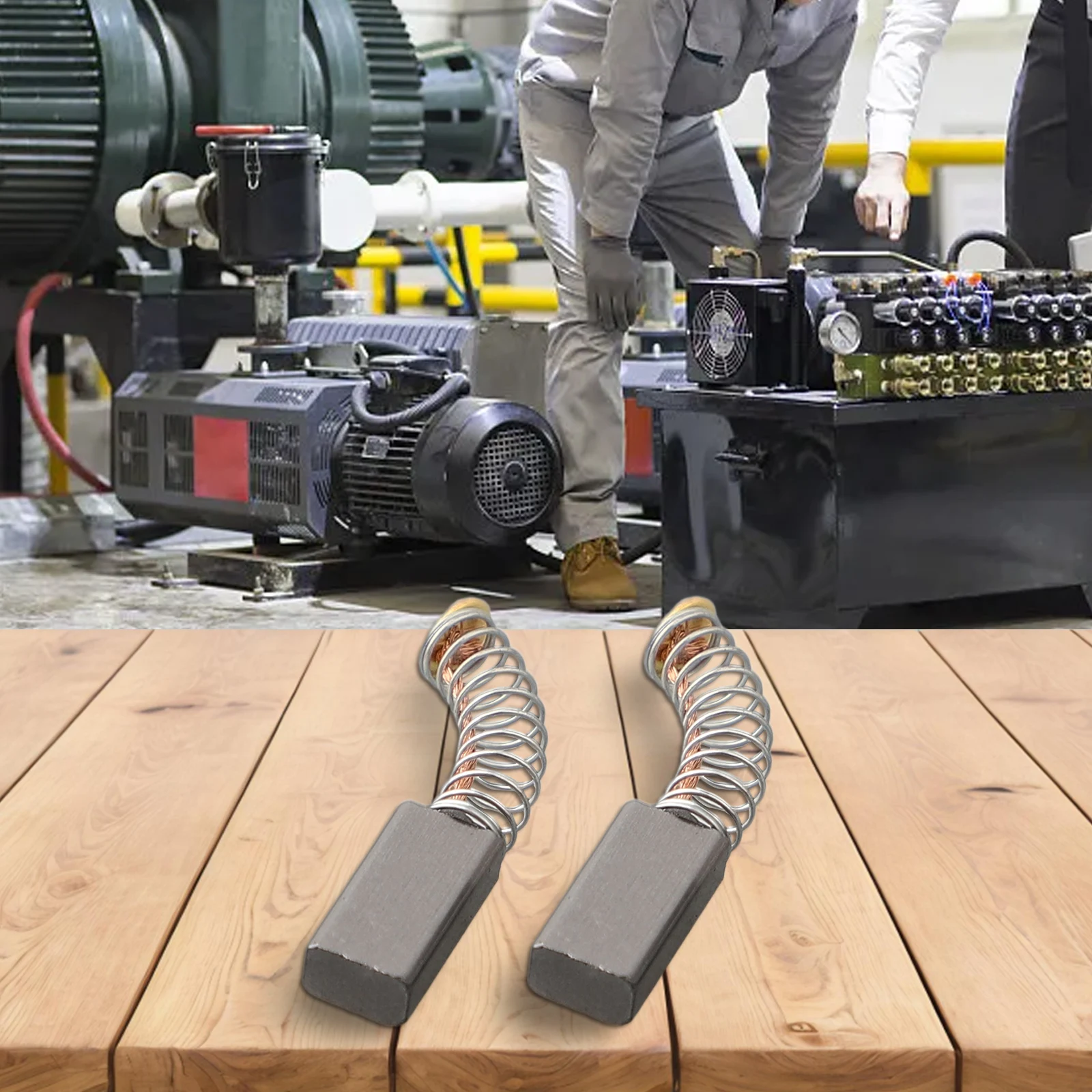 Replacement Brush Pack Includes Two Carbon Brushes Tailored For Use In A Variety Of For Electrical Devices And Tools