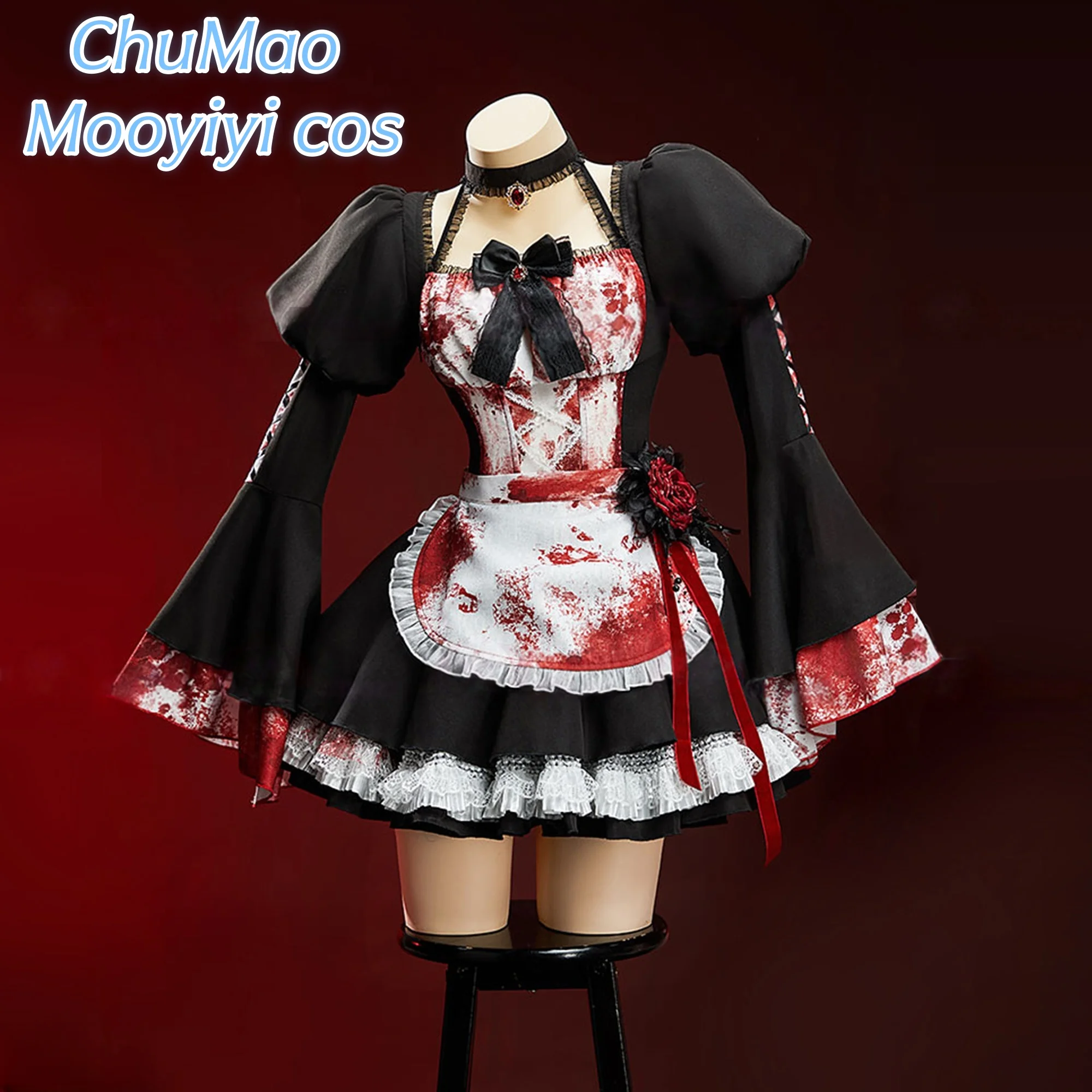 Lolita Cosplay costume Halloween Christmas Role Playing Party Comic S-XL Cute Women Dress Lolita Maid
