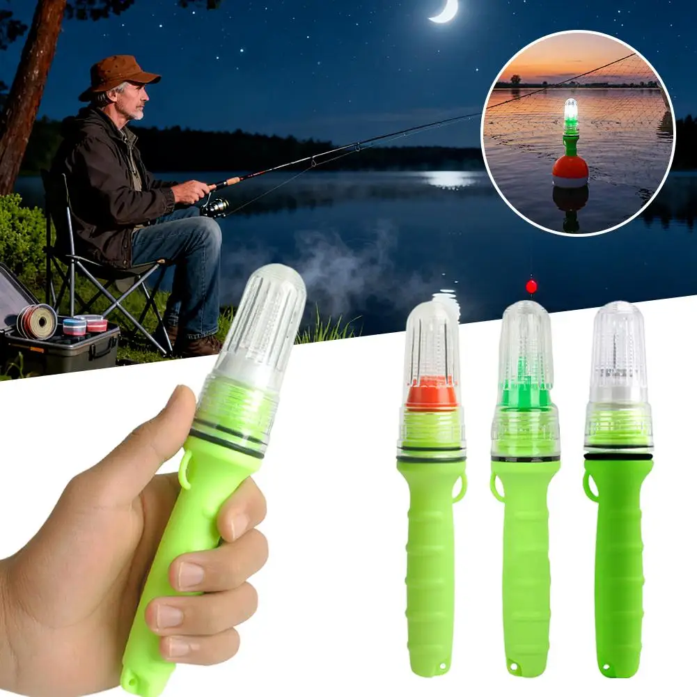 Waterproof LED Flash Fishing Signal Light Long Lasting Battery Floating Net Marker Warning Lamp For Night Position Mark