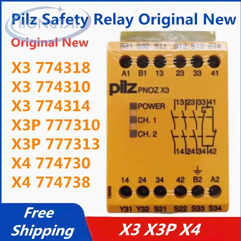 

Free Shipping X3 774318 774310 774314 X3P 777310 777313 X4 774730 774738 X3 774319 PILZ Safety Relay Module Original New