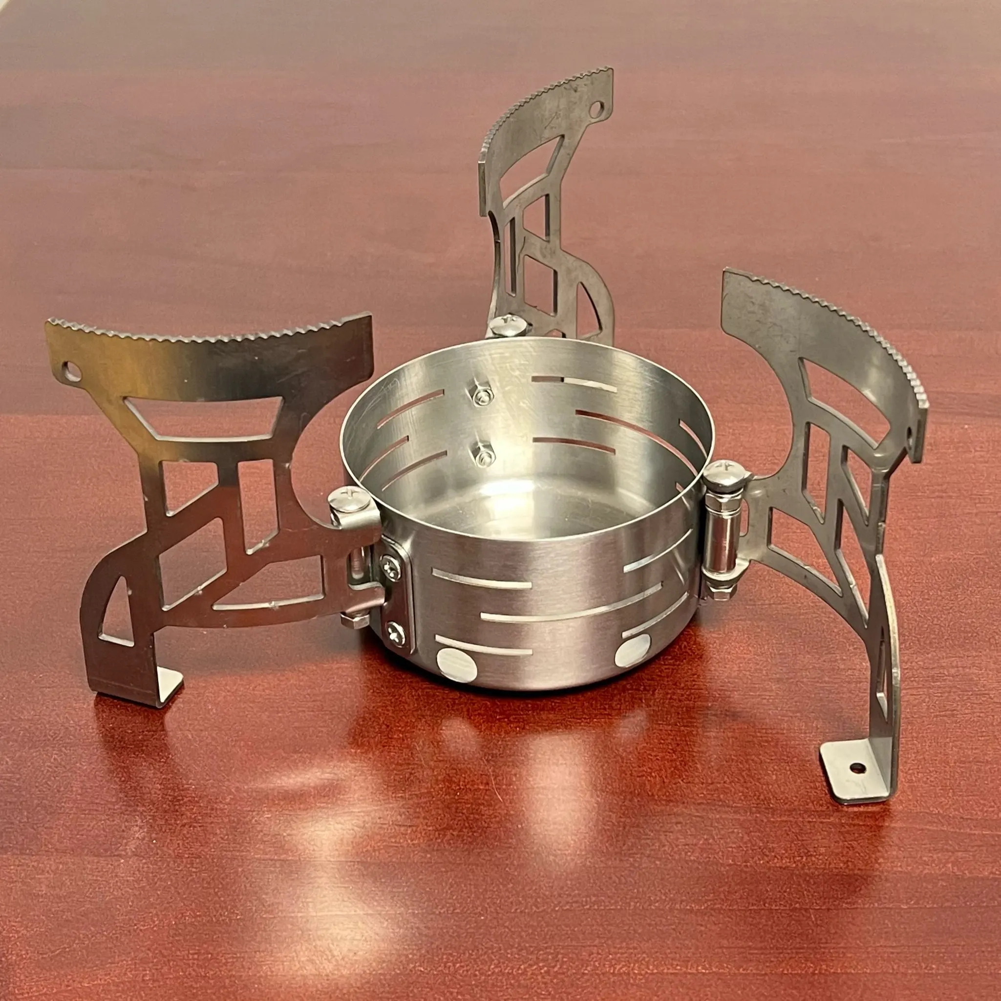 

Подставка для спиртовой газификации из нержавеющей стали, подставка для спиртовой горелки «сделай сам», портативный аксессуар для уличной походной печи