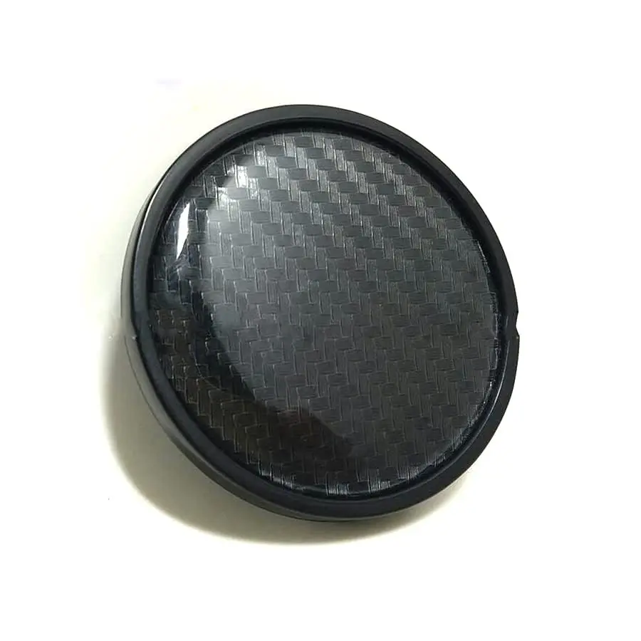 

4PCS 60mm/58mm Black Carbon Fiber Car Wheel Center Hub Caps
