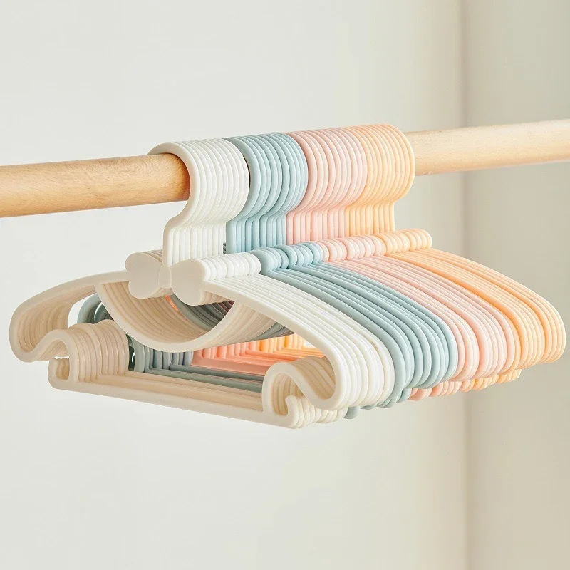 10 Pcs Baby Hangers Infant Baby Clothes Hangers Room Nursery Decor Portable Plastic Display Creative Kids Present Windproof