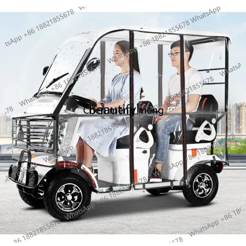 

LHY26 ss ss 26 New Electric Quadricycle Elderly Scooter Home Elderly Pick-up Boy Battery Car with Shed