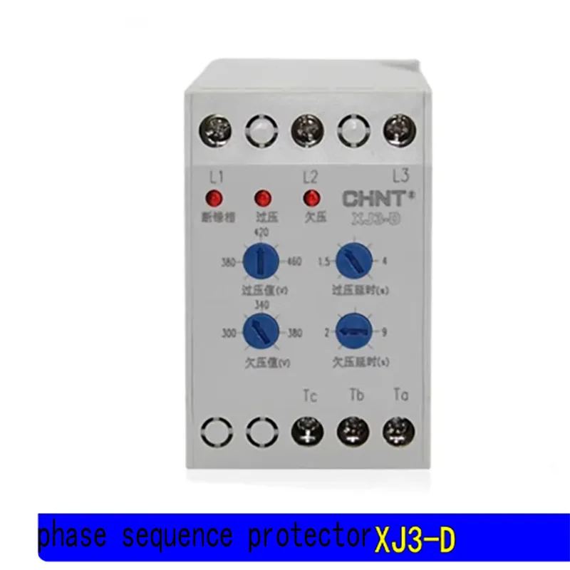

Phase failure and phase sequence protector XJ3-D