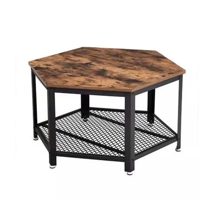 -Legs Coffee Table Design Metal Hot Sell New Iron Customized Logo Living Room Furniture Modern Tv Stand With Coffee Table Set