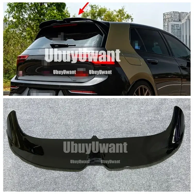 For Volkswagen GOLF 8 MK8 MK8.5 PRO R GTi R-Line Car Rear Roof Spoiler Wing Bodykits Tuning Oettinger Style Roof Spoiler 2020+