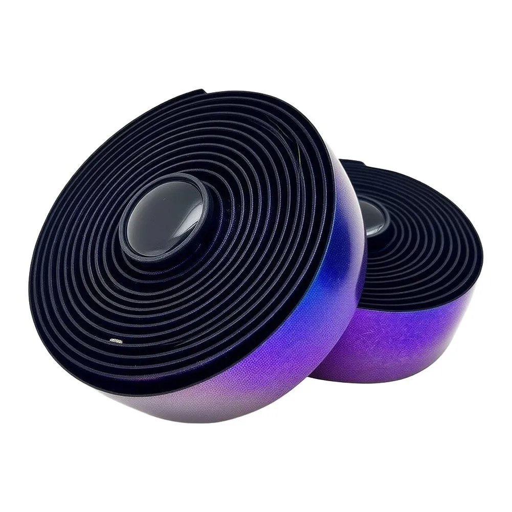 For Aurora Color Changing Bike Handlebar Tape 30mm Wide Shock Absorbing Non Slip Breathable EVA Material For Road Cycling Grips