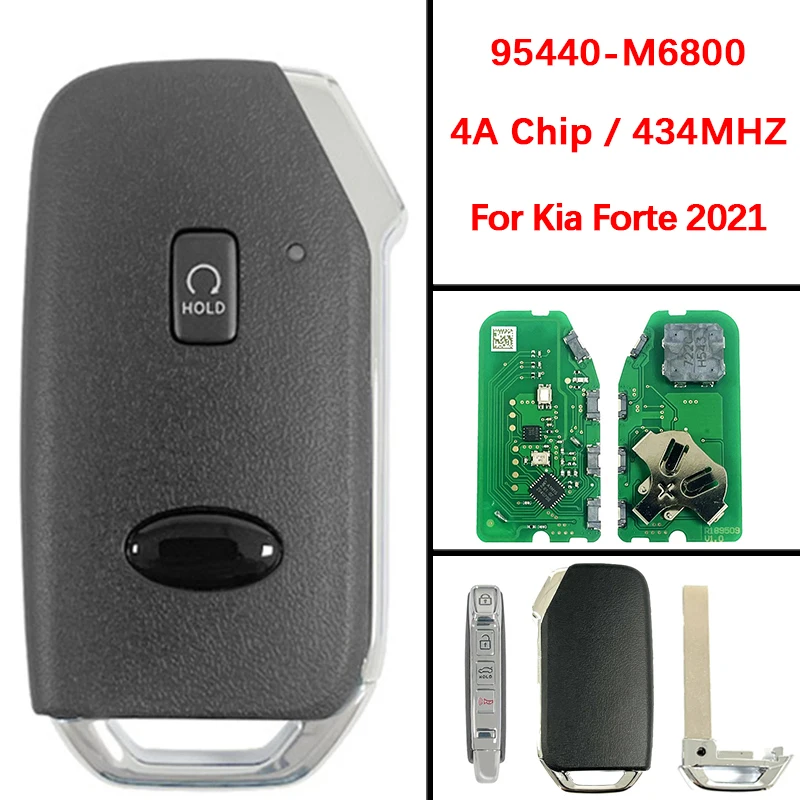 CN051293 Aftermarket Telecomando di prossimità intelligente P/N 95440-M6800 433MHZ 4A Chip Smart Car Key Fob per Kia Forte 2021