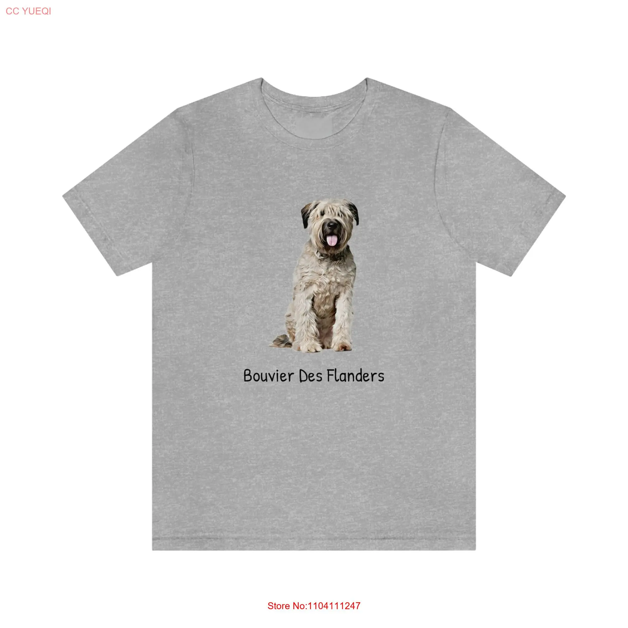 Bouvier Des Flanders Custom Dog T Shirt Personalized Lover long or short sleeves