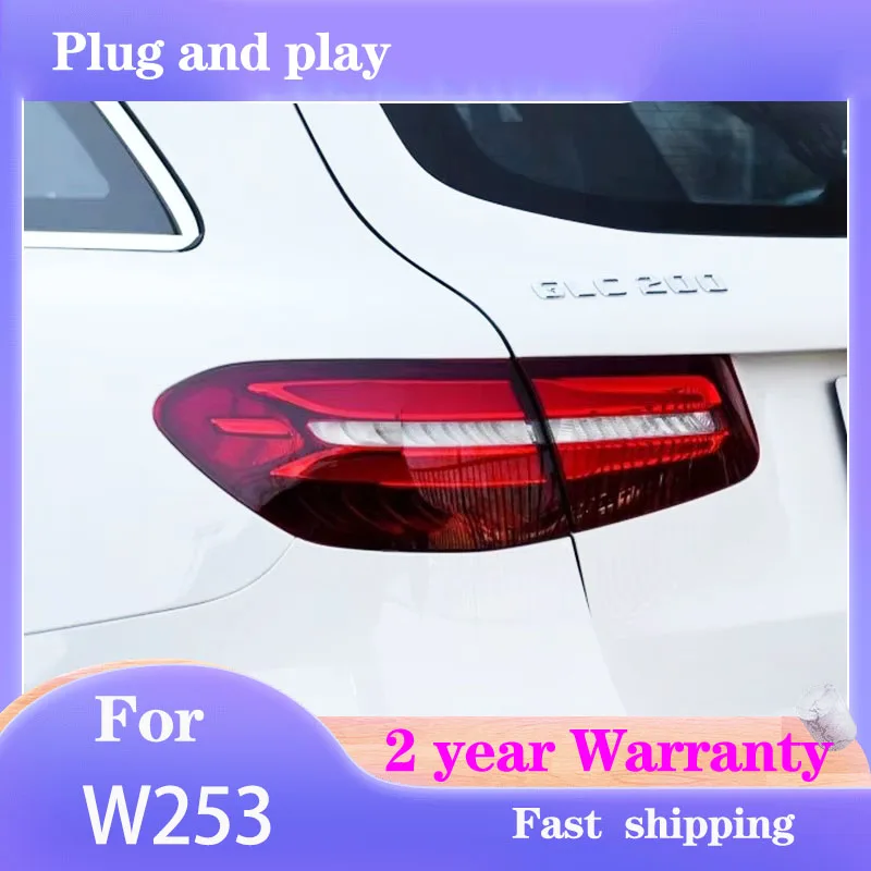 

Стайлинг автомобиля для Mercedes-Benz W253, задний фонарь GLC200 GLC260 GLC300, задний фонарь DRL, указатель поворота, противотуманный тормоз, задний ход