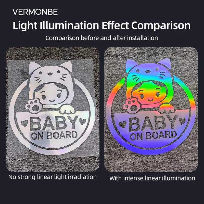 1-Pack Car Window Decal Sticker for Babies Interior Creative Scratch Cover Laser Cut Adhesive Decoration Auto Body Art 20 Model