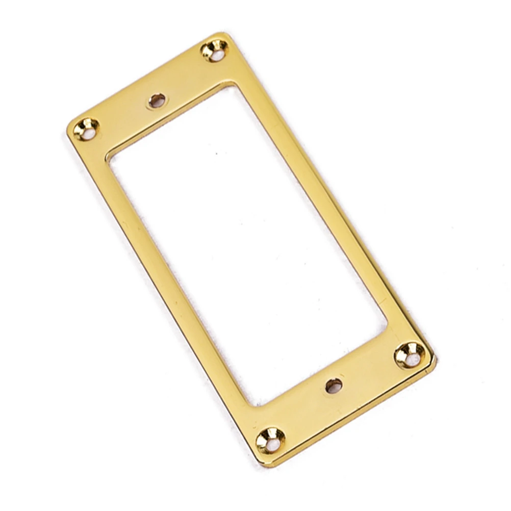 

Golden Mini Frame 68.8mmx29mm Humbucker Pickup Mounting Rings Sturdy Metal Guitar Hardware Covers HoleEdges Double Coil