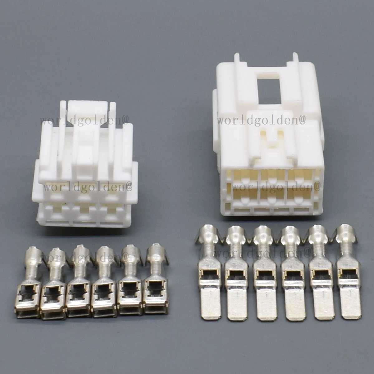 6098-2211 6098-1716 6Pin White Connector Kit for Universal Vehicles Cabin Interior Wire Swap car connector
