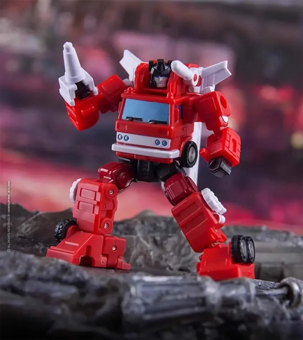 Nouveaux jouets transformants en Stock Dr Wu douane DW-E24 pompier Mini G1 enfer combat extrême figurine jouet Collection cadeau