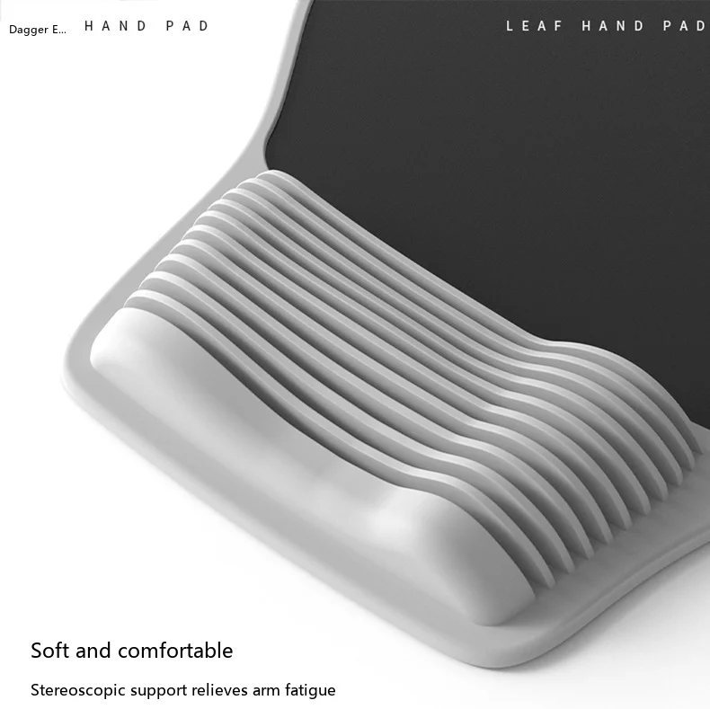 X2 Silikon-Handgelenkauflage Mauspad Ergonomische Schreibtischunterlage für Büro und Gaming 10 Klassische Farboptionen – Detail 5