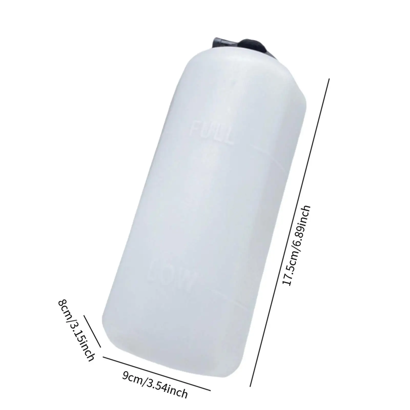 

Water Reservoir Coolant Expansion Tank with Cap PP Material Overflow Kettle for Excavator Parts Compatible Yuchai