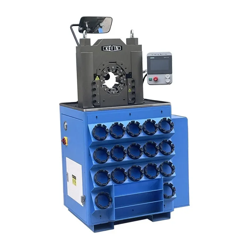 Hydraulic YouTube buckling machine, ultra-thin numerical control intelligent pipe pressing machine 4 inch industrial hose