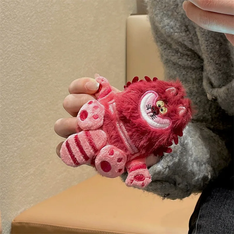 ل AirPods Pro 2nd حافظة لطيف أفخم شيشاير القط غطاء من البولي يوريثان ل AirPods 4 3 2 فتاة المفاتيح سماعة صندوق شحن قلادة هدية