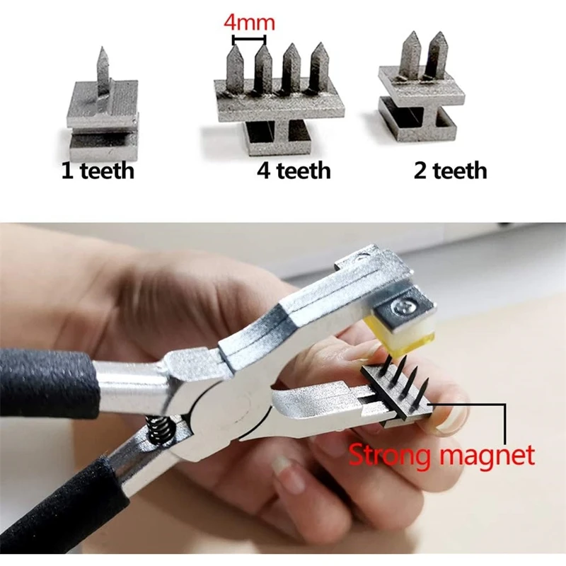 ثقب الخياطة، كماشة يدوية من الجلد الصامت المعين، علبة إبرة خشبية، خيط مشمع للأحزمة والأشرطة والأحذية-A27R