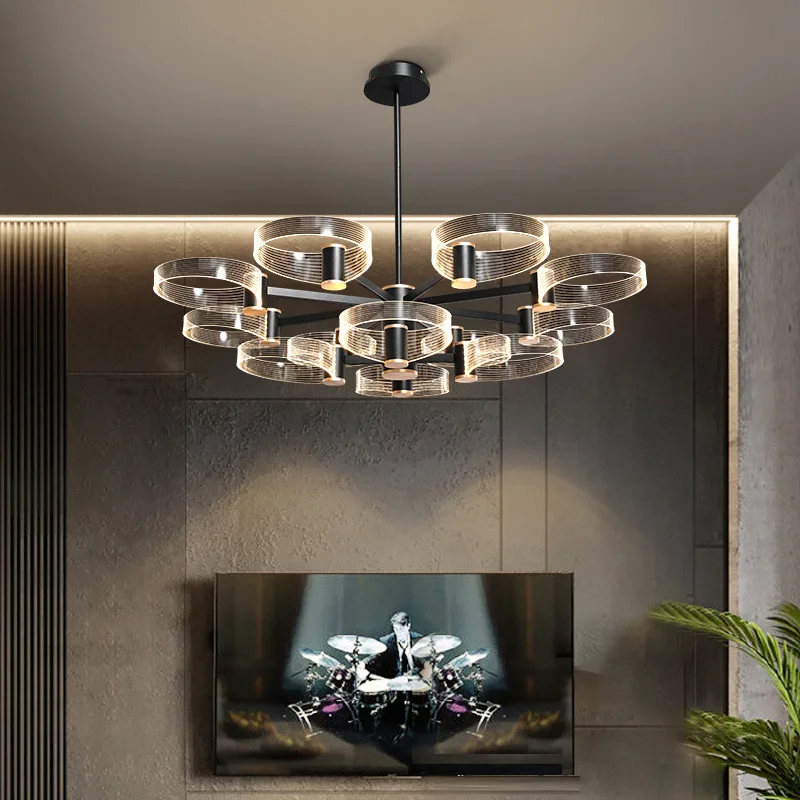 

New Style Living Room Pendant Lamp Modern Simple Living Room Lamp Light Luxury Atmosphere Nordic Lamp Hall