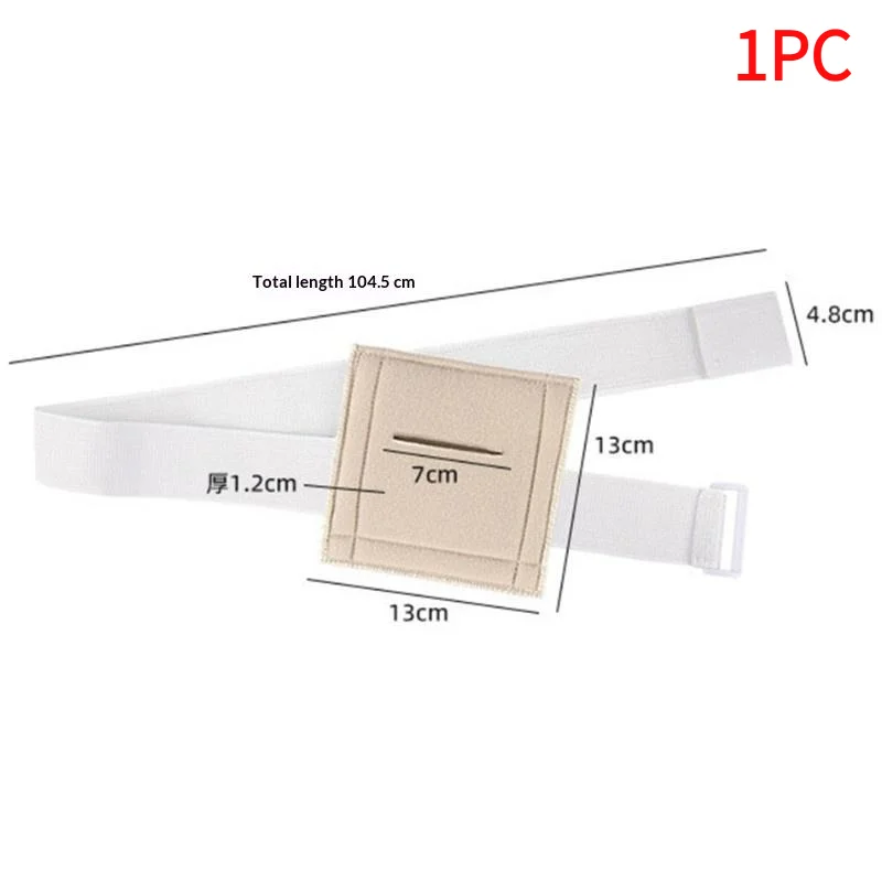 *Gastrostomy Fixation Belt Adjustable Elastic Strap Durable Secure Tube Holder Reusable Washable for Home Long-Term Nursing Use