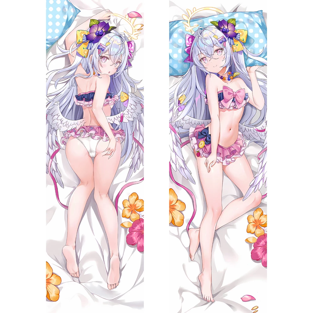 Blue Archive Shirasu Azusa Dakimakura Anime Otaku 2-side Printed Waifu Decor Hugging Body Pillow Case Cushion Pillow Cover