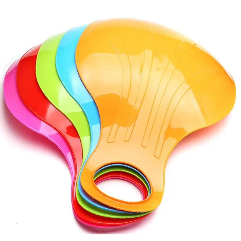 1~8PCS Snow Luge Plastic Thicker Non-slip Oversized Handle Longer Snow Equipment Sleigh Snow Ski Board Sledge