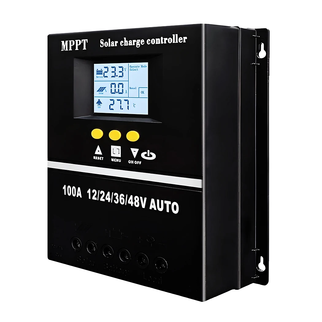 Y&H MPPT 60A 80A 100A Solar Charge Controller 12V 24V 36V 48V Battery Charging Smart Regulator for Lead Acid/Lithium Batteries