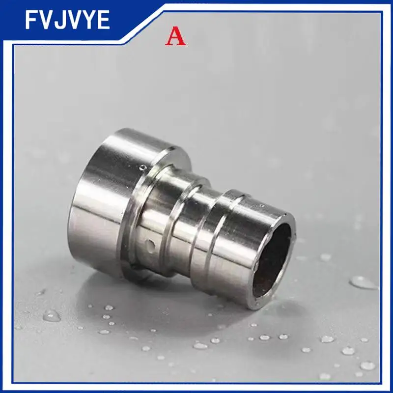 Stainless Steel 4 Point Faucet Adapter Washing Machine Faucet Connector Filter Nozzle Outlet Bubbler Kitchen Accessories