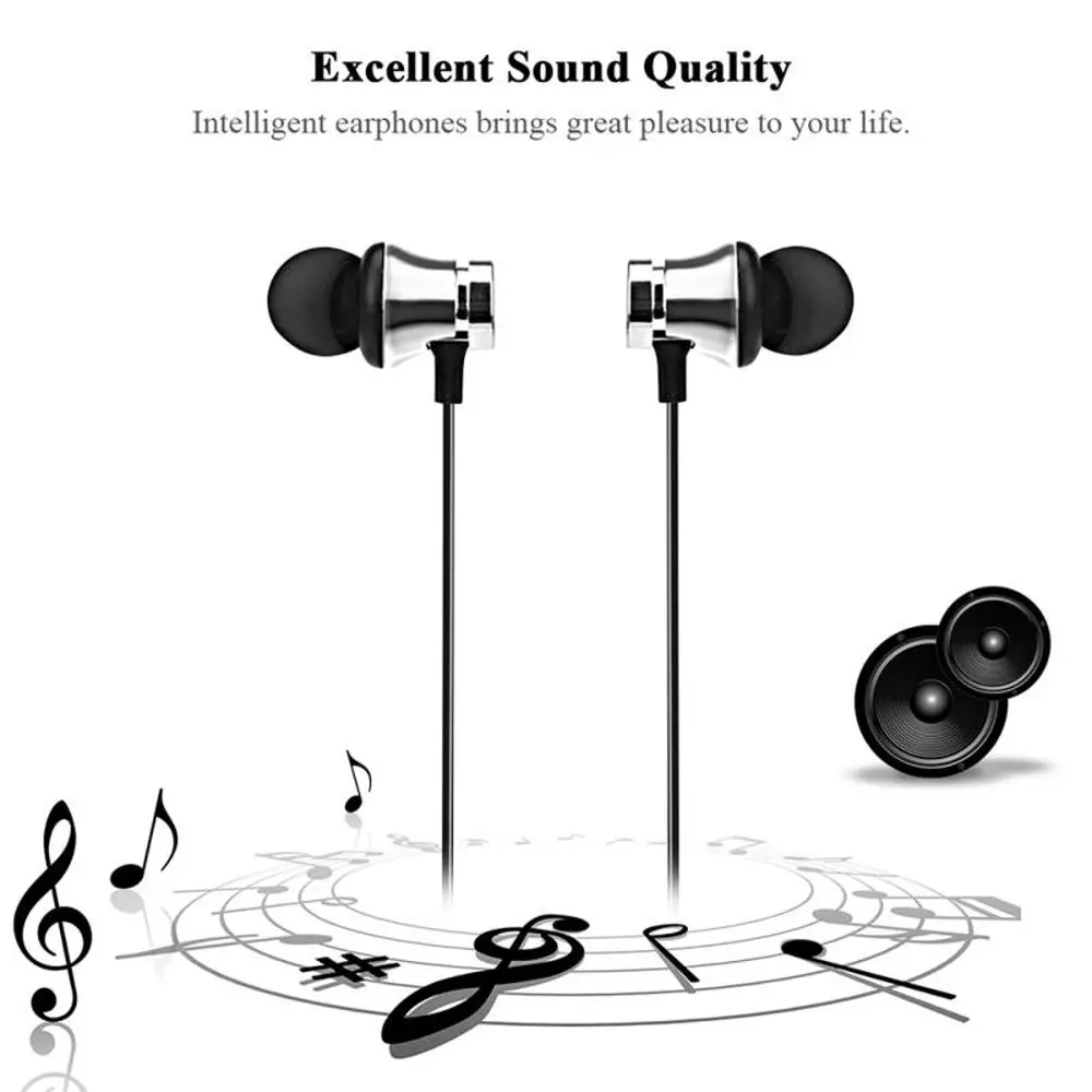 In-Ear Bass XT11 Music Headset with Mic Handsfree Hanging Neck Sport Earbuds Magnetic Wireless Bluetooth Earphone