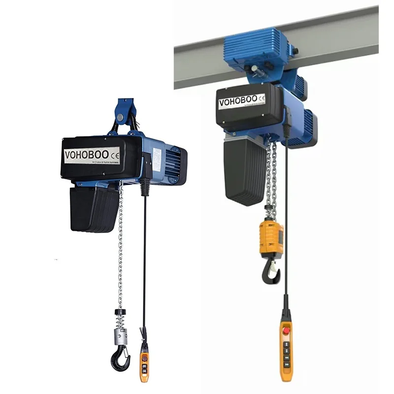 

380V Electric Chain Electric Chain Hoist With Remote Control M5 Working Duty European Type Chain Electric Hoist