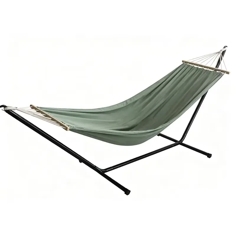for Heavy Duty Portable Leisure Hammock with Stand Steel Frame Free Standing Hammock for Outdoor Garden Patio