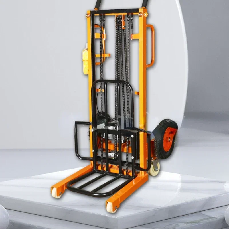 

Household electric stacker, forklift lift, small forklift lift, handling loading and unloading pile